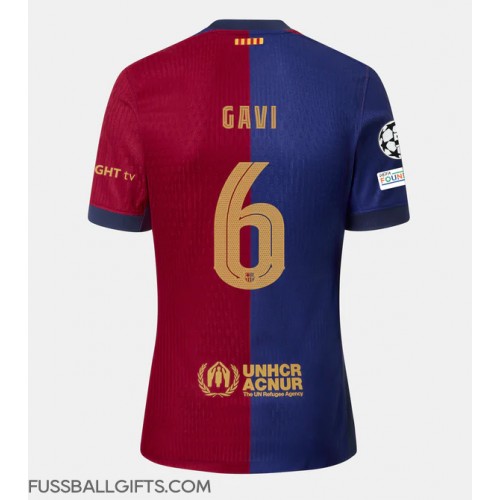 Barcelona Paez Gavi #6 Fußballbekleidung Heimtrikot 2024-25 Kurzarm